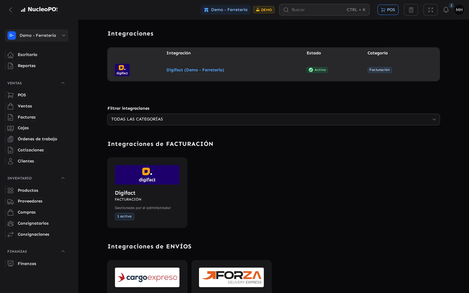Integraciones