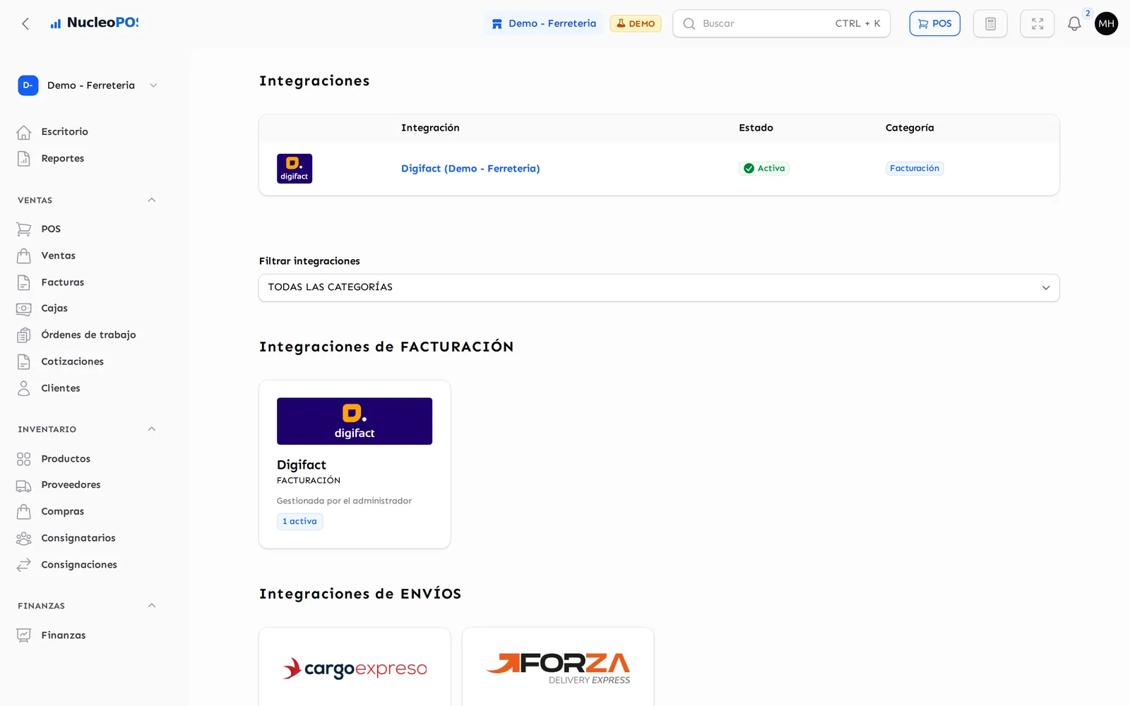 Integraciones